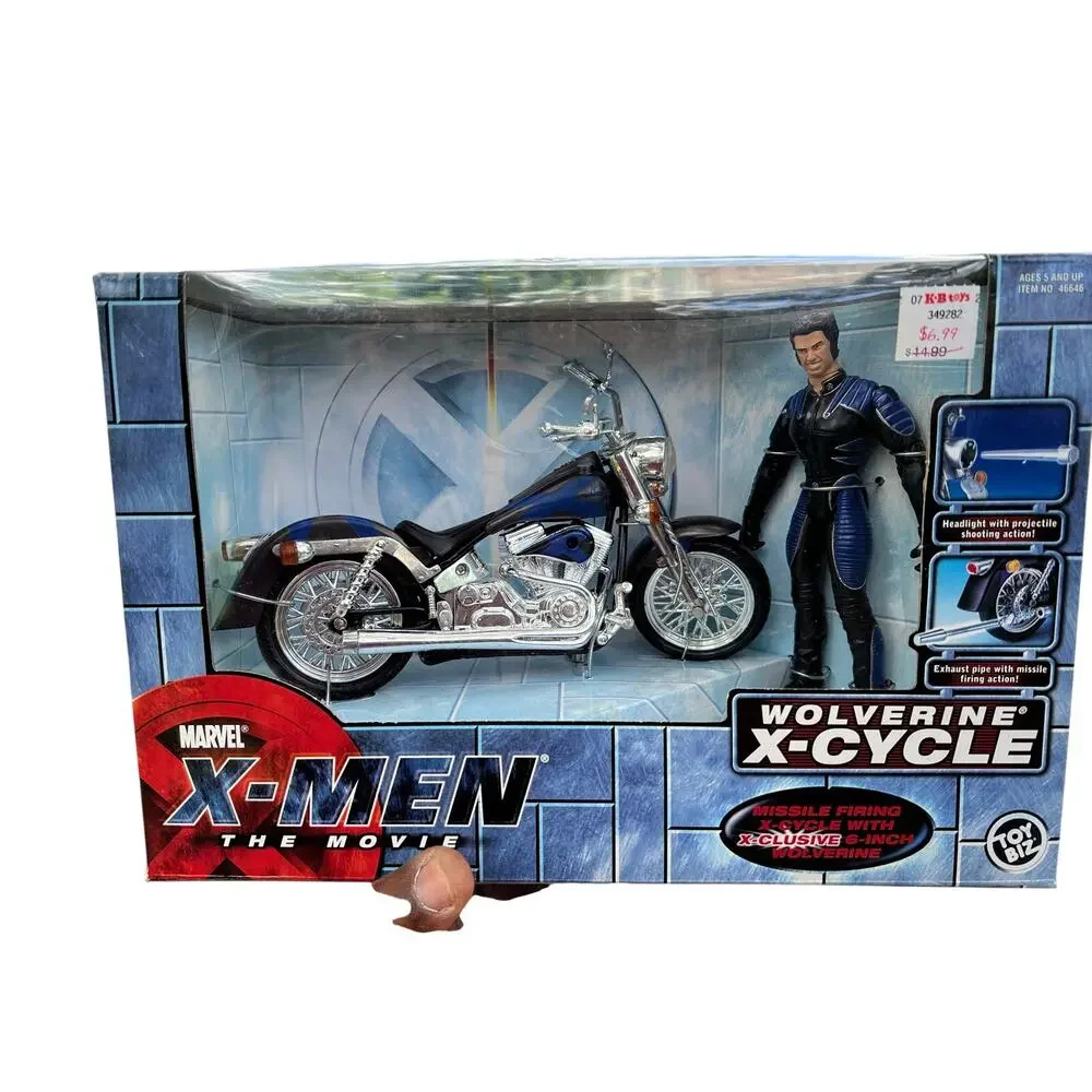 Toy Biz Marvel X-Men Movie Wolverine X-Cycle Motorcycle Figure 2000 MISB Rare